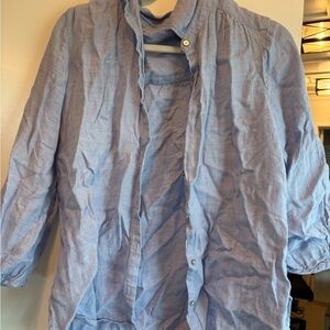 Sigrid Olsen Men's Light Blue Shirt Jacket